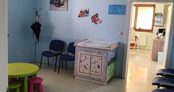 pediatrická ambulancia Gbely - čakáreň